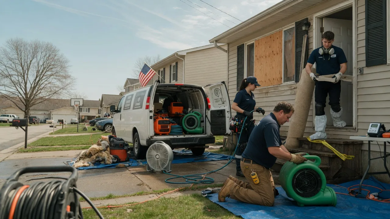 Water Damage Restoration in Evangeline, LA near me